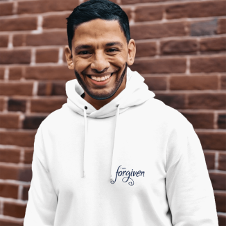 I am Forgiven | Men's Hoodie (White)