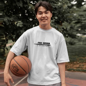 The Sword of the Spirit | Oversized T-Shirt (White)